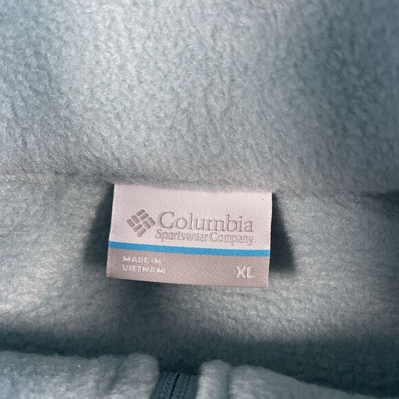 Columbia Sawyer Rapids Womens Full Zip Fleece Jacket Green Size XL - Picture 7 of 11